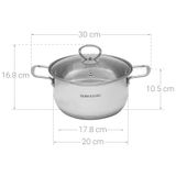  Nồi Inox 5 đáy Sunhouse SHG788-20 