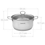  Nồi Inox 5 đáy Sunhouse SHG788-24 
