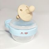  Núm ti giả cho bé Taeang Silicone cao cấp (hình mặt cười, nhiều màu) 