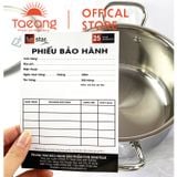  Nồi inox 304 liền khối Fivestar Plus 18cm, quai đũa, vung kính 