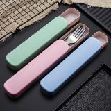  Bộ đũa thìa dĩa văn phòng inox cao cấp - bộ đũa thìa cá nhân 