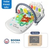  Thảm nhạc cho bé nằm chơi Boona nhiều chế độ nhạc kích thích thính giác thị giác họa tiết dễ thương 