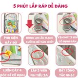  Thảm nhạc cho bé nằm chơi Boona nhiều chế độ nhạc kích thích thính giác thị giác họa tiết dễ thương 