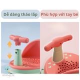  Ghế Tắm Ngồi Chống Trơn Trượt Tựa Lưng An Toàn Ghế Tập Ngồi Cho Bé Di Động 