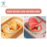  Ghế Tắm Ngồi Chống Trơn Trượt Tựa Lưng An Toàn Ghế Tập Ngồi Cho Bé Di Động 