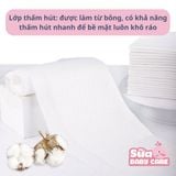  Tấm lót chống thấm dùng 1 lần Miếng lót mỏng nhẹ cho bé thay tã bỉm chống hăm cho trẻ sơ sinh (100 miếng) 