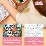  Bộ đồ chơi giáo dục phát triển kĩ năng 2in1. Đồ chơi montessori,đồ chơi xé yên tĩnh, tranh vẽ nước, tranh bóc dán cho bé 