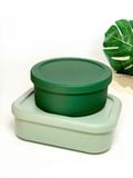  HỘP CƠM TRƯA TRÒN, HỘP CANH TRÒN SILICON CAO CẤP NHIỀU MÀU 