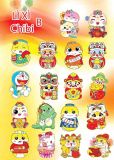  Lì xi tết hình hoạt hình chibi dễ thương 