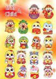 Lì xi tết hình hoạt hình chibi dễ thương 