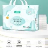  Tấm lót chống thấm dùng 1 lần Miếng lót mỏng nhẹ cho bé thay tã bỉm chống hăm cho trẻ sơ sinh (100 miếng) 