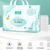  Tấm lót chống thấm dùng 1 lần Miếng lót mỏng nhẹ cho bé thay tã bỉm chống hăm cho trẻ sơ sinh (100 miếng) 