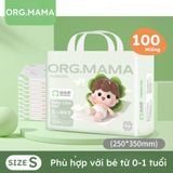  Tấm lót chống thấm dùng 1 lần Miếng lót mỏng nhẹ cho bé thay tã bỉm chống hăm cho trẻ sơ sinh (100 miếng) 