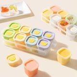  Hộp trữ đông ăn dặm silicon hình gấu cho bé 