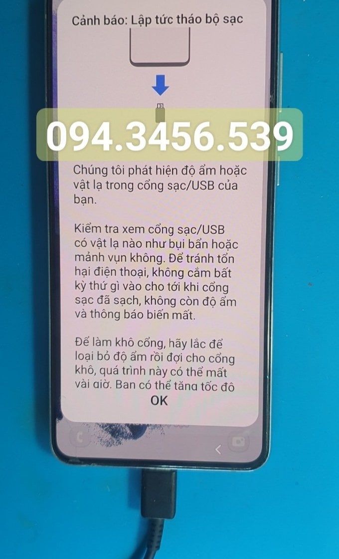  Sửa Samsung sạc báo lỗi 