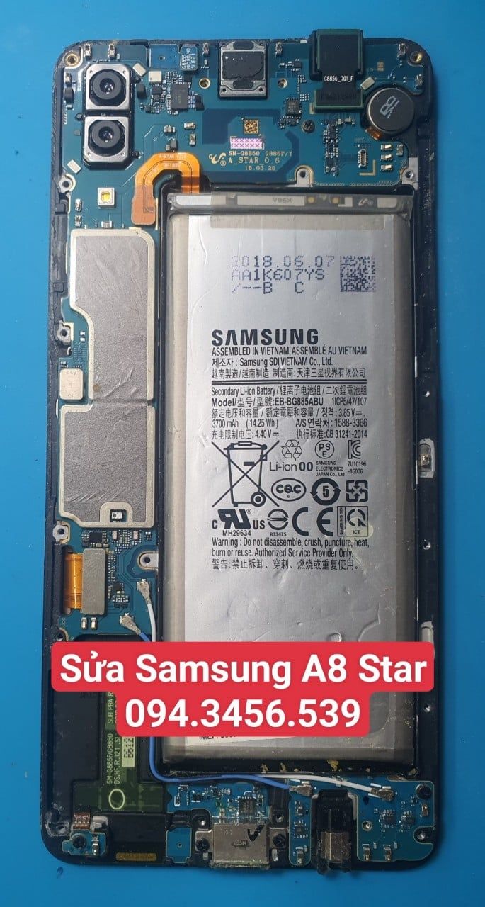  Sửa Samsung A8 Star 