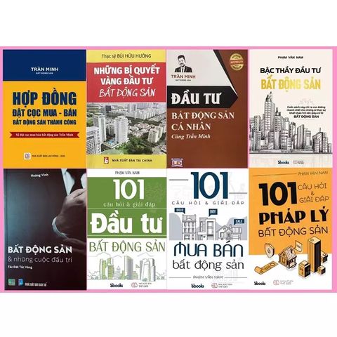  Bộ 8 Cuốn Sách Tinh Hoa Bất Động Sản Việt Nam Kỷ Nguyên Mới 