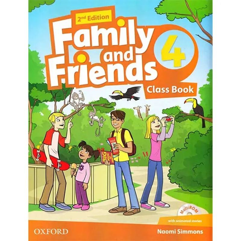  Family and Friends 4 2nd Edition Class book – Sách in màu, kèm 1 CD 