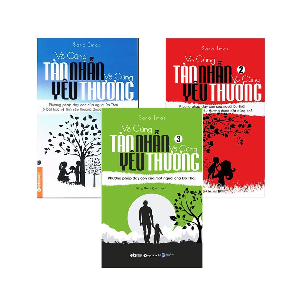  Combo Vô Cùng Tàn Nhẫn Vô Cùng Yêu Thương - Tập 1, 2, 3 - Alphabooks 