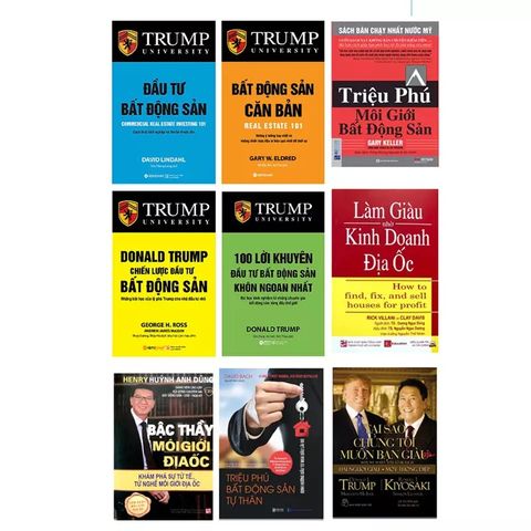  Bộ Sách Bất Động Sản Toàn Trọn Bộ 9 Cuốn 