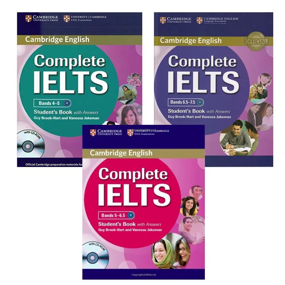 Trọn bộ 3 level Sách Complete IELTS 4-5, 5-6.5, 6.5-7.5 