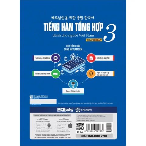  Giáo trình Tiếng Hàn tổng hợp dành cho người Việt Nam – Trung cấp 3 – Bản đen trắng (Phiên bản mới) 