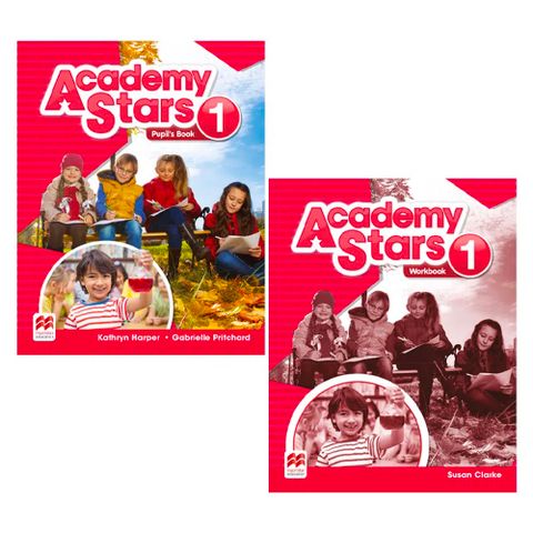  Bộ 2 sách Academy Stars 1 Pupil’s Book + Workbook 