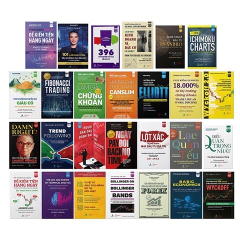  Bộ Sách Tuyệt Đỉnh Kungfu Chứng Khoán 2023 (gồm 27 cuốn) 