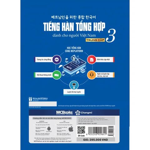  Giáo trình Tiếng Hàn tổng hợp dành cho người Việt Nam – Trung cấp 3 – Bản màu (Phiên bản mới) 
