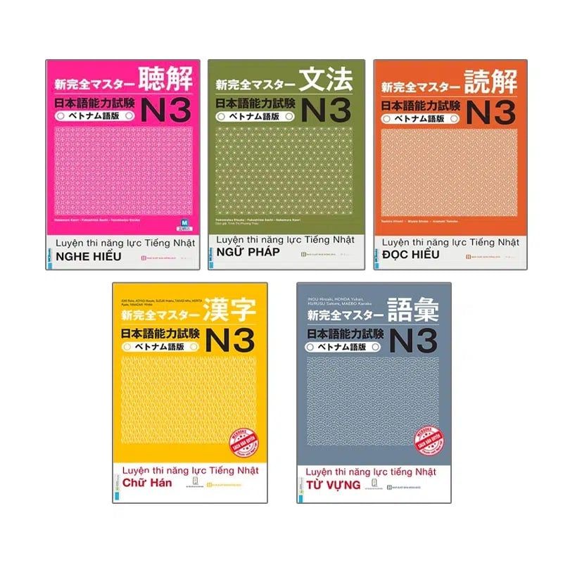  Combo 5 cuốn: Shinkanzen Masuta N3 – 5 kỹ năng 
