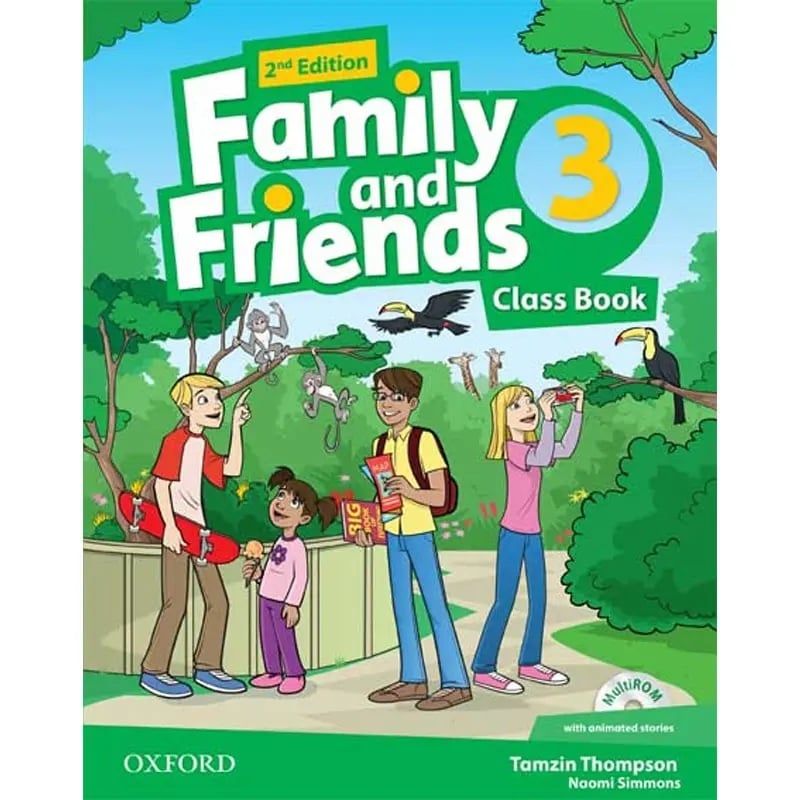  Family and Friends 3 2nd Edition Class book – Sách in màu, kèm 1 CD 