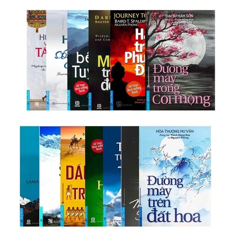  Combo 13 cuốn sách Nguyên Phong: Minh Triết Trong Đời Sống Hành, Trình Về Phương Đông 