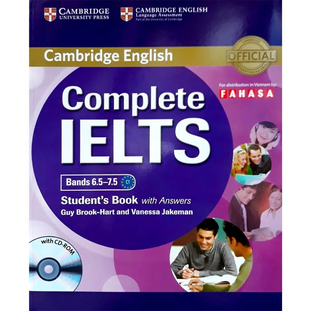  Complete IELTS Bands 6.5-7.5 Student’s Book + WorkBook (2 trong 1, bản in màu) 