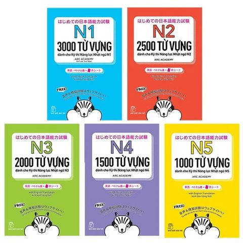  Combo 5 cuốn: Tango N1, N2, N3, N4, N5 