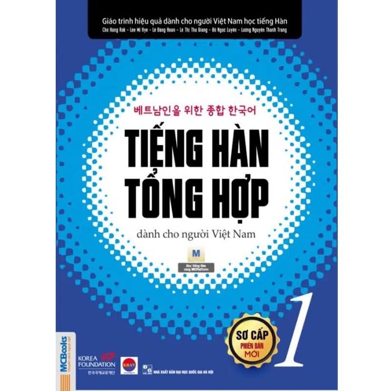  Tiếng Hàn tổng hợp dành cho người Việt Nam – Sơ cấp 1 – Bản đen trắng 