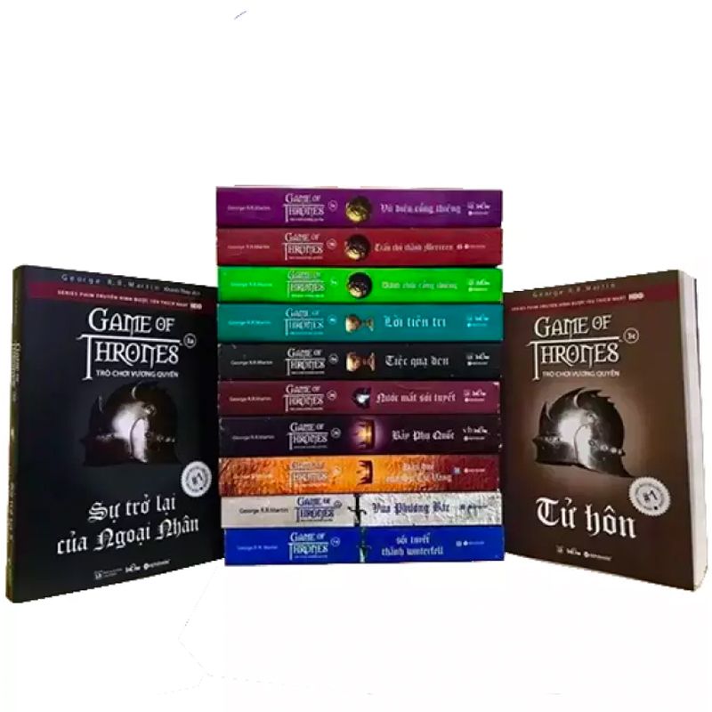  Trọn Bộ Sách Trò Chơi Vương Quyền (12 tập) – Geogie R.R Martin 