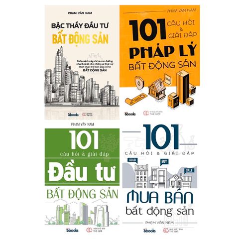  Bộ 4 Sách Bất Động Sản Của Tác Giả Phạm Văn Nam 
