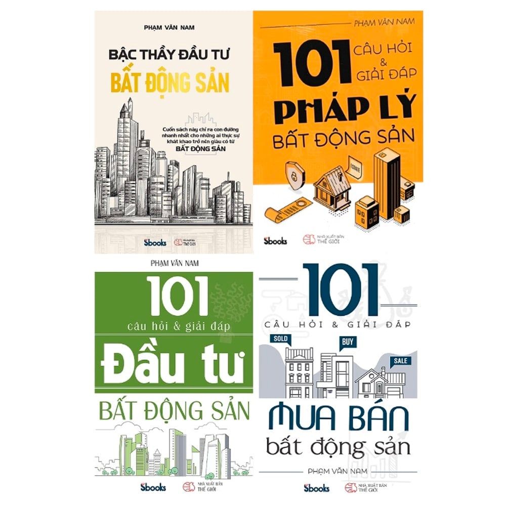  Bộ 4 Sách Bất Động Sản Của Tác Giả Phạm Văn Nam 