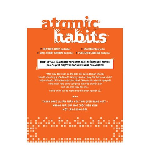  Atomic Habits – Thay Đổi Tí Hon Hiệu Quả Bất Ngờ – James Clear 