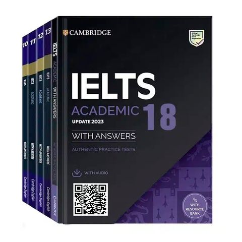  Bộ Cambridge English IELTS từ 10 – 18 (Bản đẹp + Giải chi tiết) 
