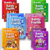  Combo 6 bộ: Family and Friends 1, 2, 3, 4, 5, Starter – In màu, kèm CD 