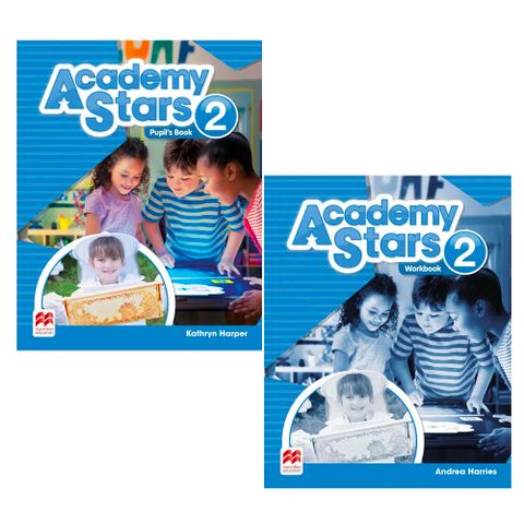  Bộ 2 sách Academy Stars 2 Pupil’s Book + Workbook 