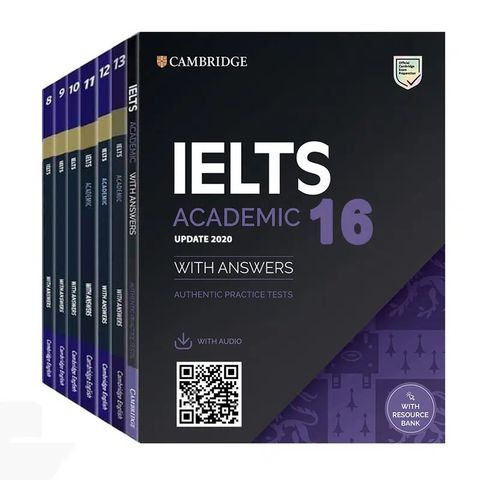  Bộ Cambridge English IELTS từ 8 – 16 (Bản đẹp + Giải chi tiết) 
