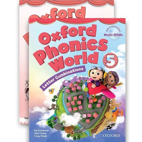  Combo 5 Sách: Oxford Phonics World Student’s Book 1, 2, 3, 4, 5 