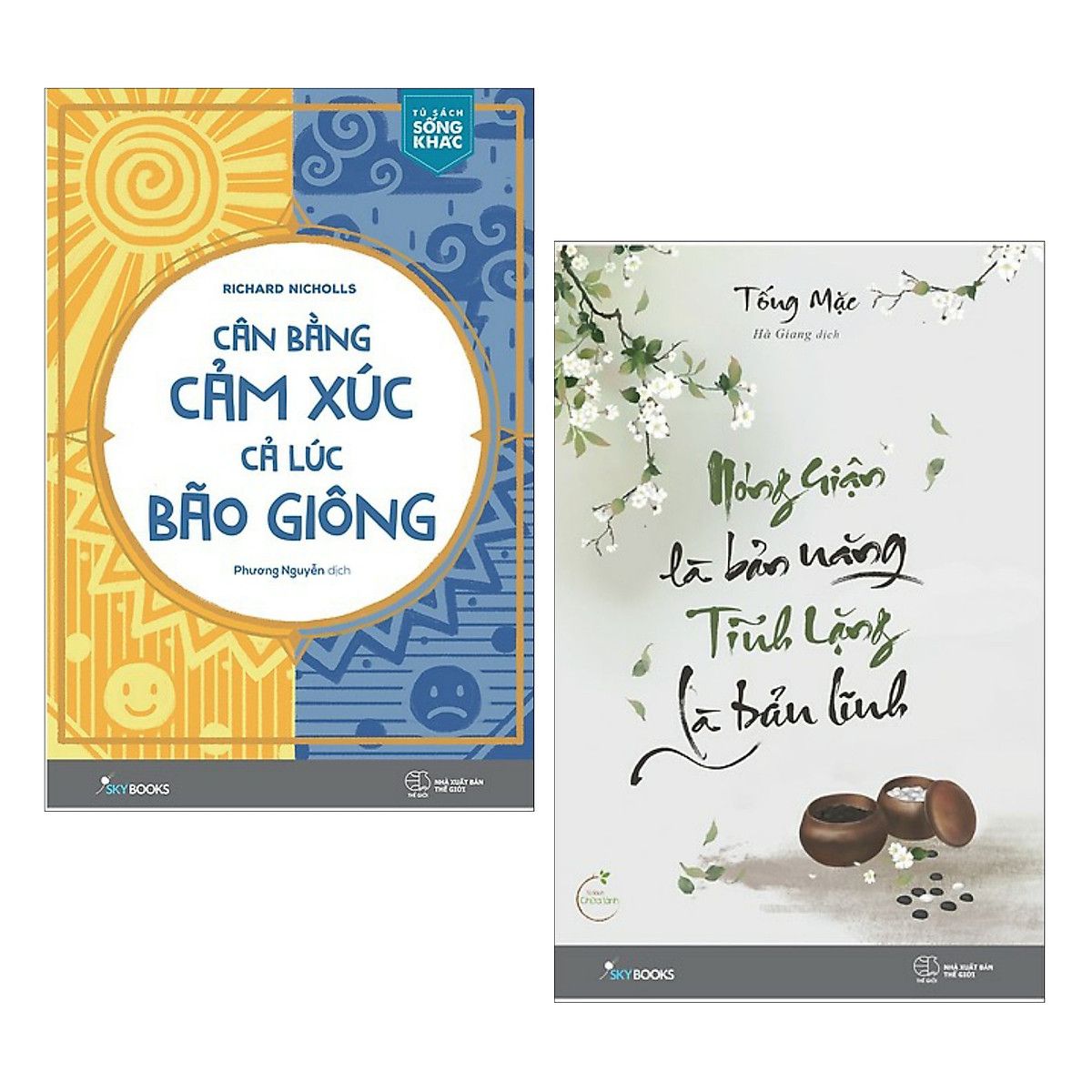  Combo Cân Bằng Cảm Xúc, Cả Lúc Bão Giông + Nóng Giận Là Bản Năng , Tĩnh Lặng Là Bản Lĩnh 