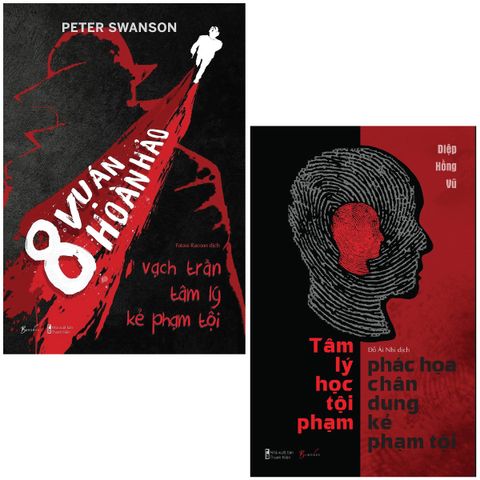  Combo Sách Tâm Lý Kẻ Phạm Tội: 8 Vụ Án Hoàn Hảo + Tâm Lý Học Tội Phạm (Bộ 2 Cuốn) 