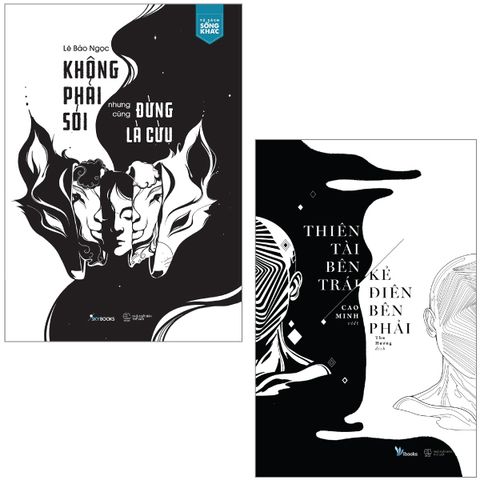  Combo Sách Không Phải Sói Nhưng Cũng Đừng Là Cừu + Thiên Tài Bên Trái, Kẻ Điên Bên Phải (Bộ 2 Cuốn) 