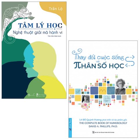  Combo Sách Tâm Lý Học - Nghệ Thuật Giải Mã Hành Vi + Thay Đổi Cuộc Sống Với Nhân Số Học (Bộ 2 Cuốn) 