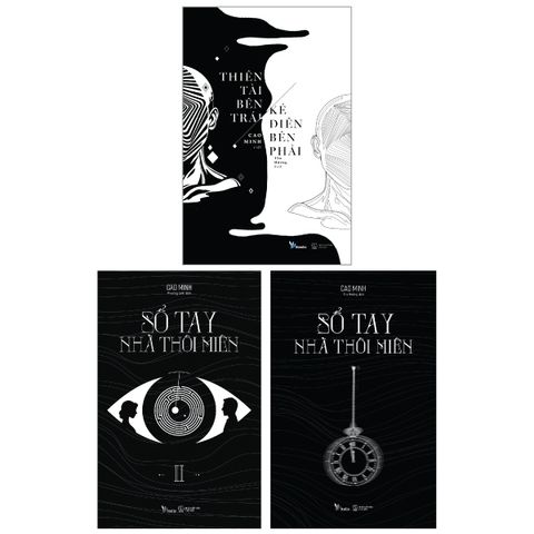  Combo Sách Cao Minh: Sổ Tay Nhà Thôi Miên + Sổ Tay Nhà Thôi Miên Ii + Thiên Tài Bên Trái Kẻ Điên Bên Phải (Bộ 3 Cuốn) 