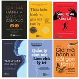  Bộ 6 Cuốn: Thao Túng Tâm Lý + Giải Mã Hành Vi + Quản Lý Cảm Xúc + Tâm Lý Học Ứng Dụng + Thấu Hiểu Hành Vi + Đọc Vị Cảm Xúc 